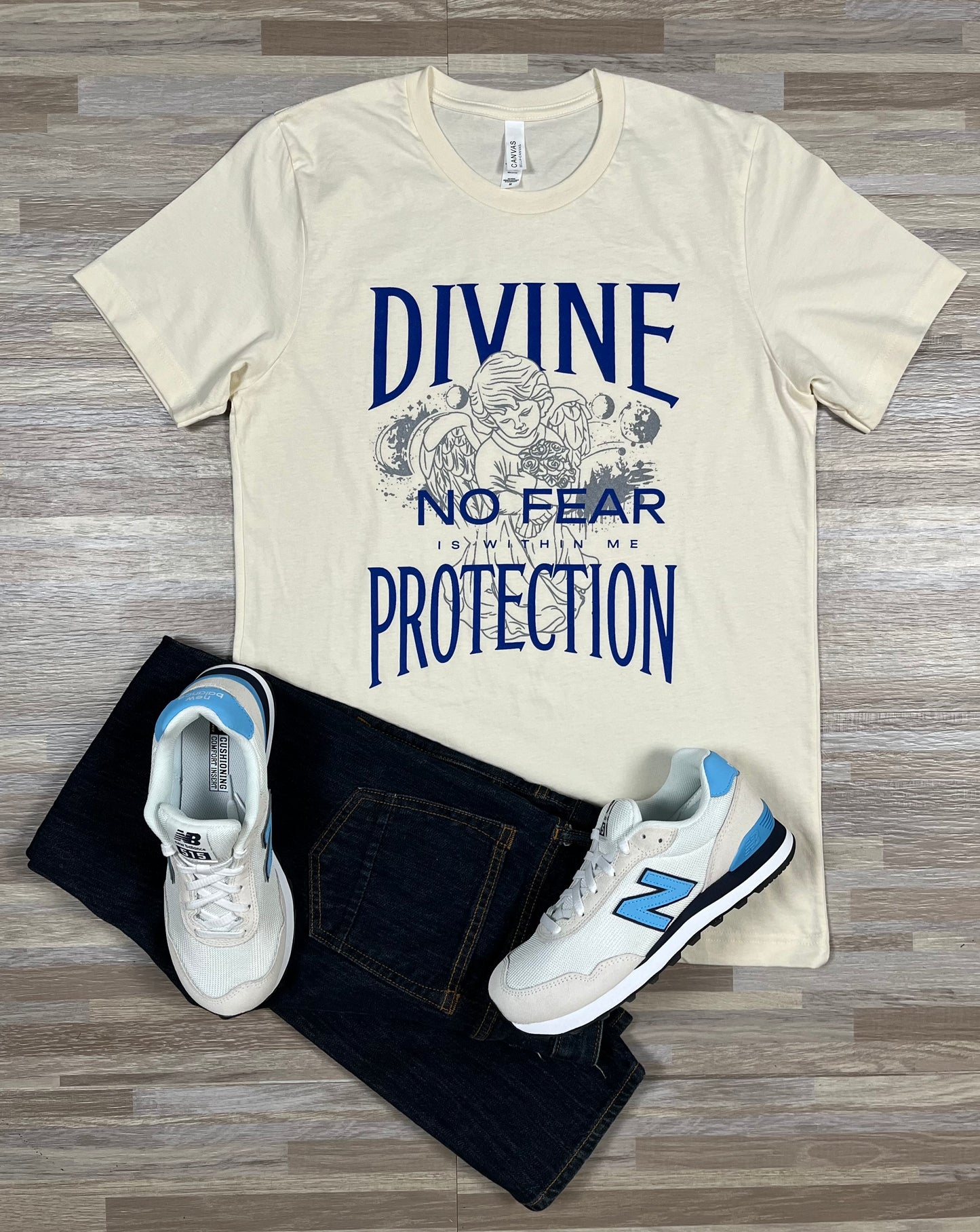 Divine Protection Tee - Natural