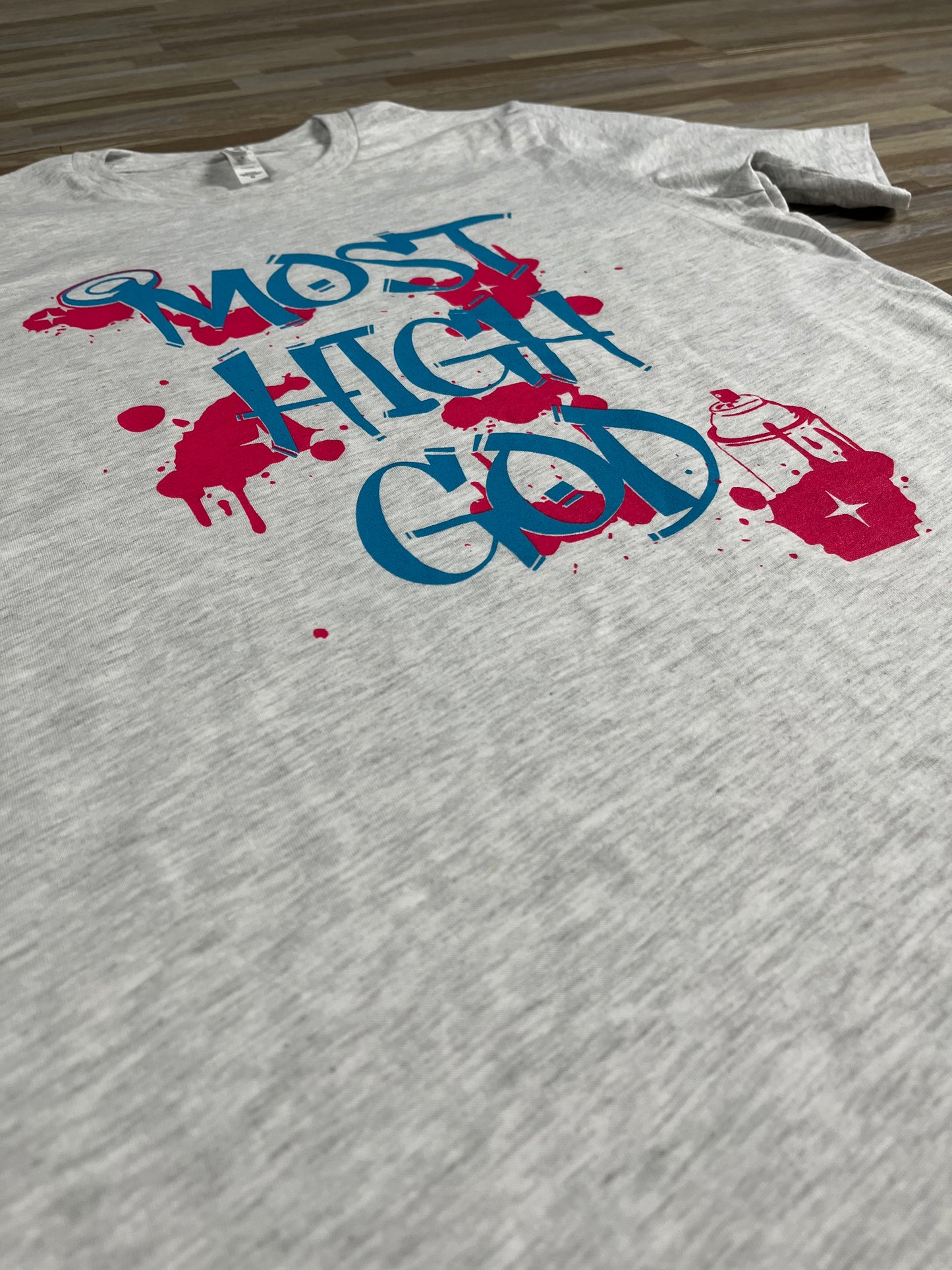 Most High God Tee - Ash Grey